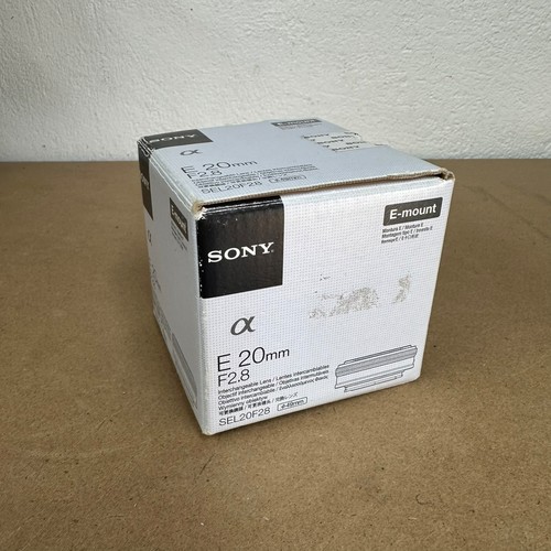 Sony 20mm 8 obiettivo - 20mm, f2.8