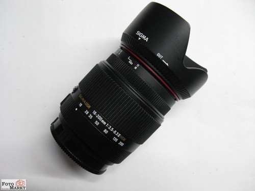 Sigma zoom objektiv - sigma, 18-200/3,5