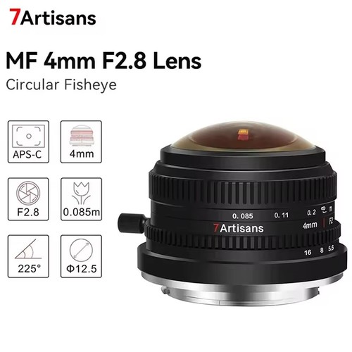 7artisans 8 aps c - f2.8, aps-c
